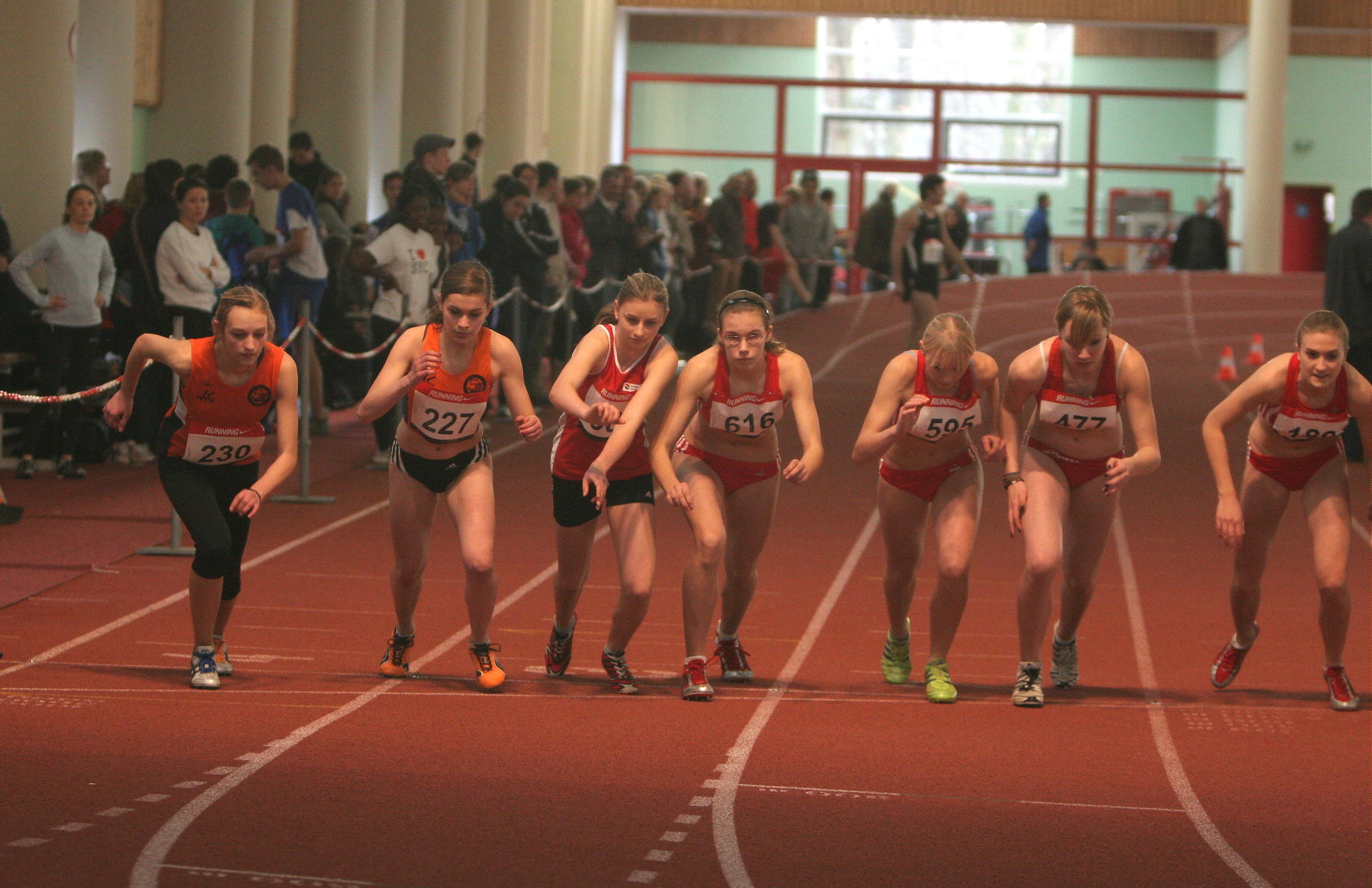 Start 800 m