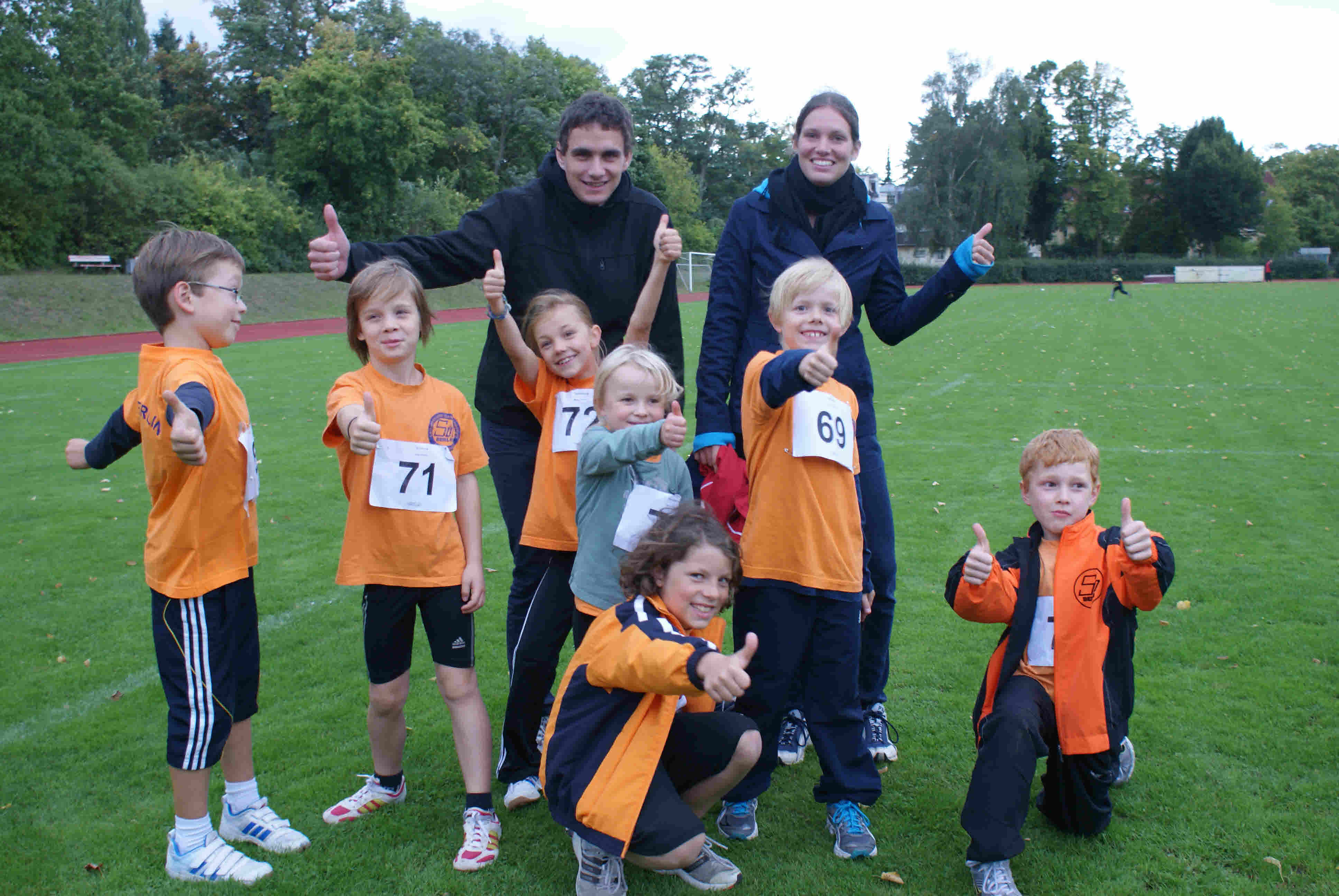 Unser Team mit den Betreuern Paul und Katharina 
