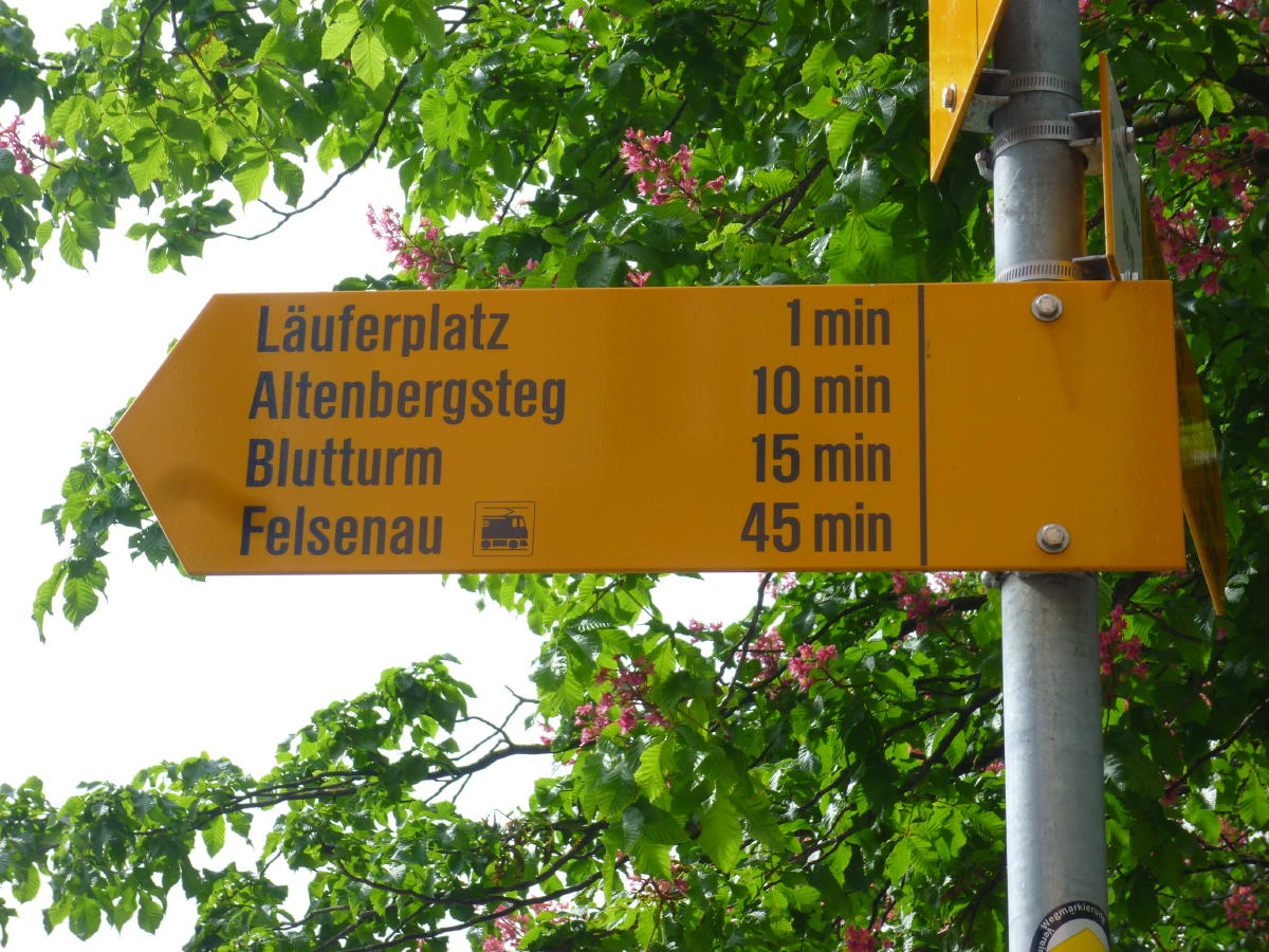 Streckenschilder