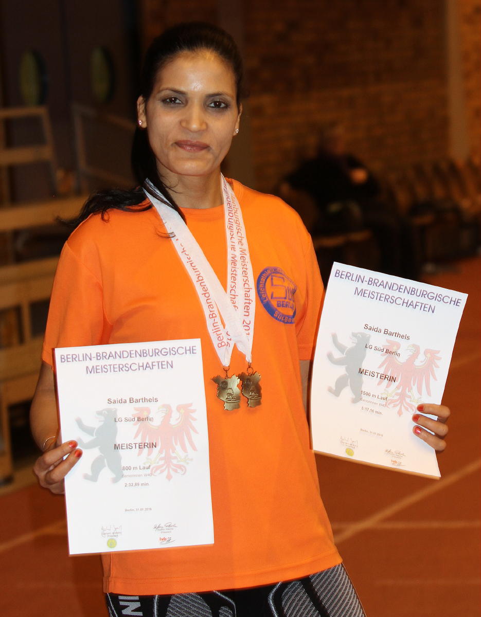 Doppelmeisterin Saida Barthels