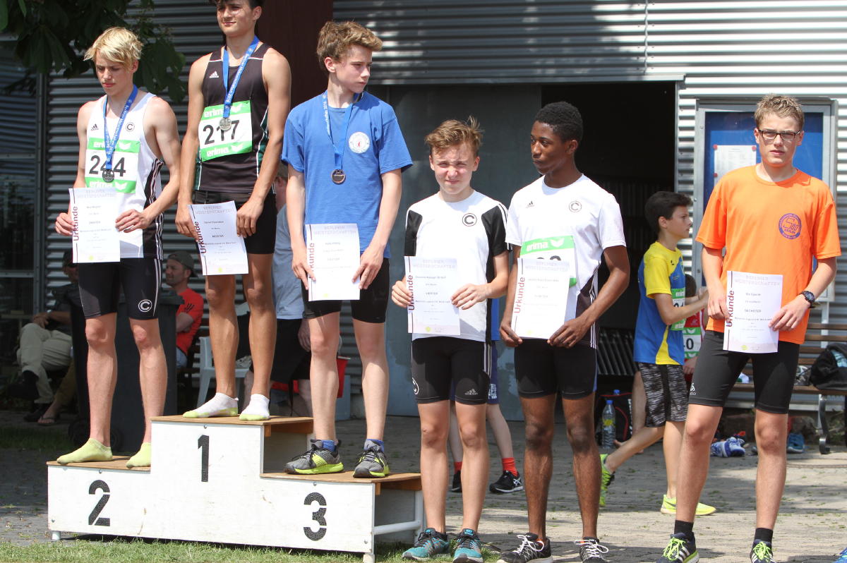 -Siegerehrung U16 Lauf