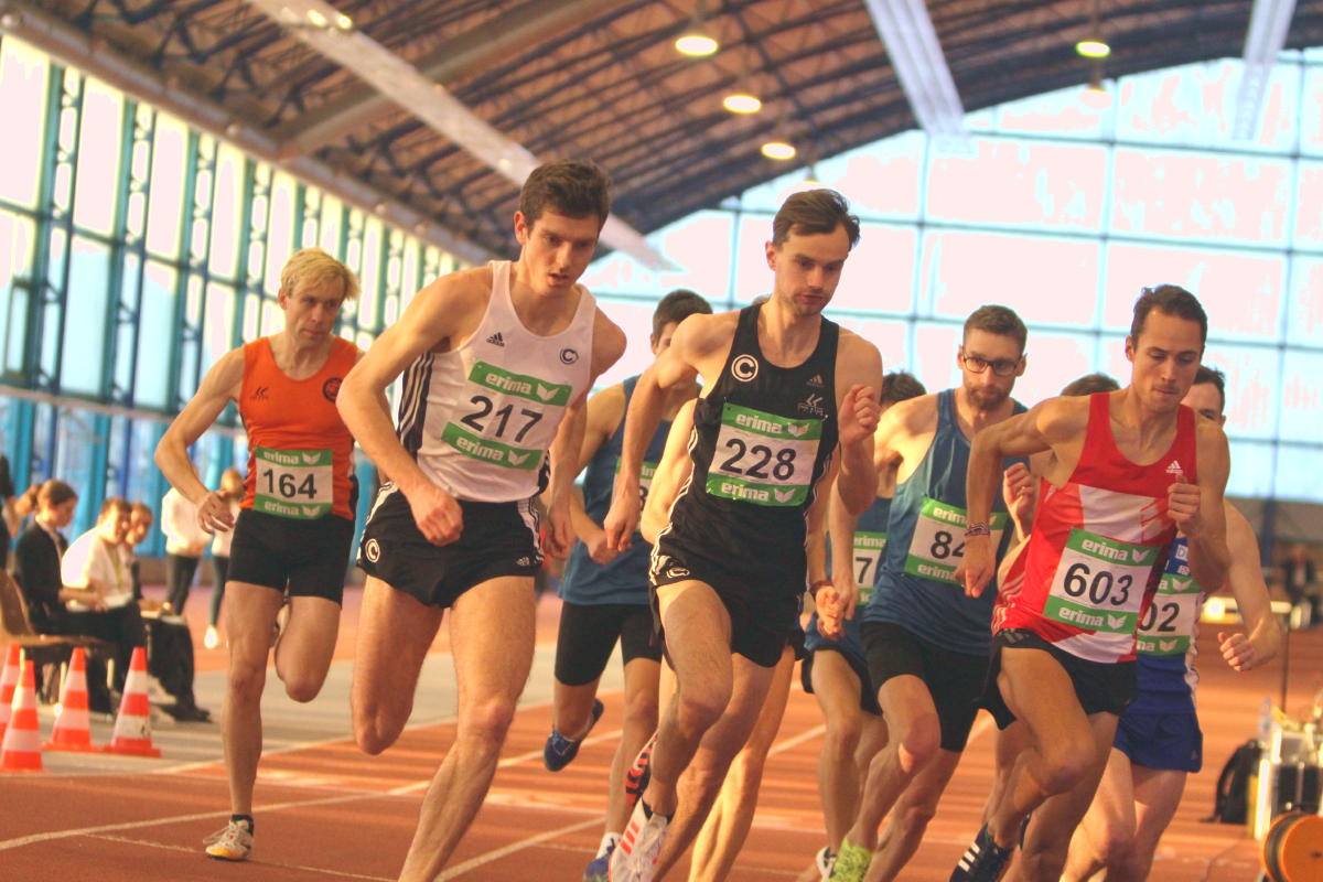 Start 3000 m mit Jan Förster