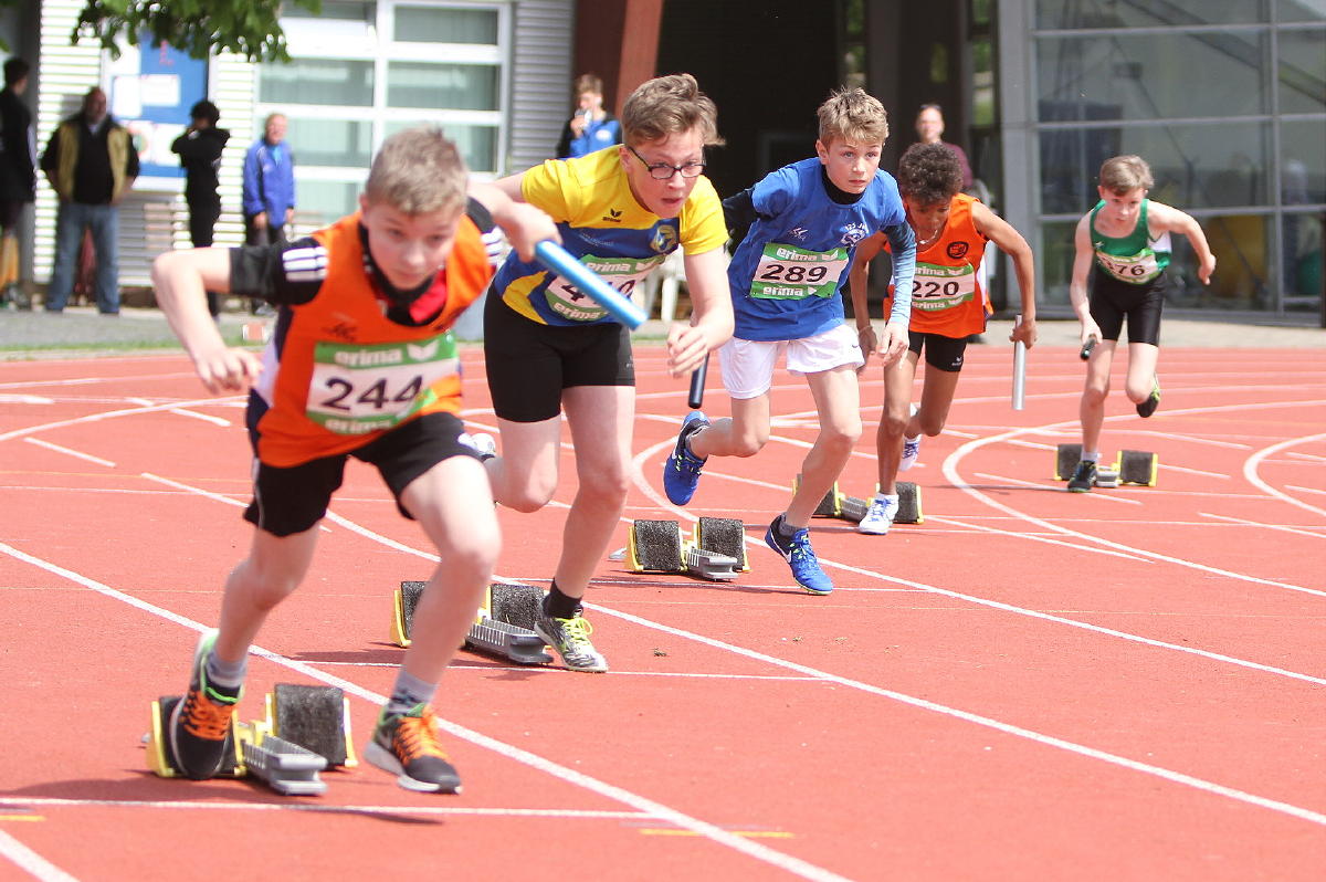 Start 4 x 75 m