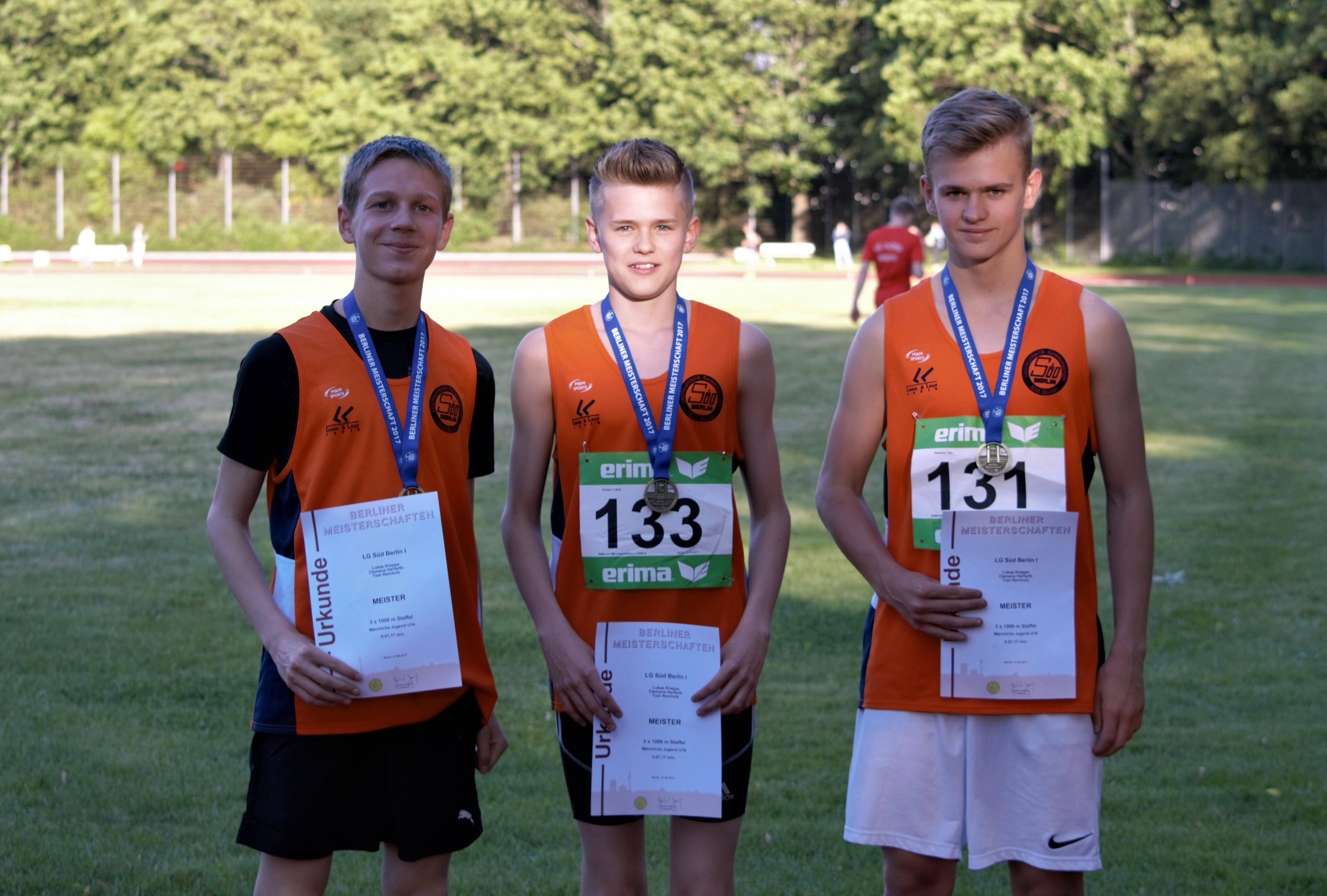 3x1000 m Meister