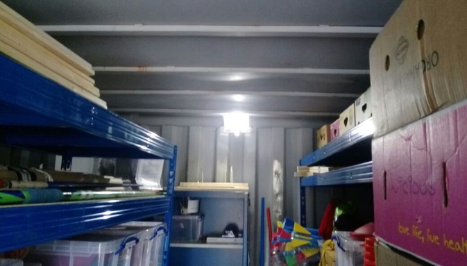Licht im Container