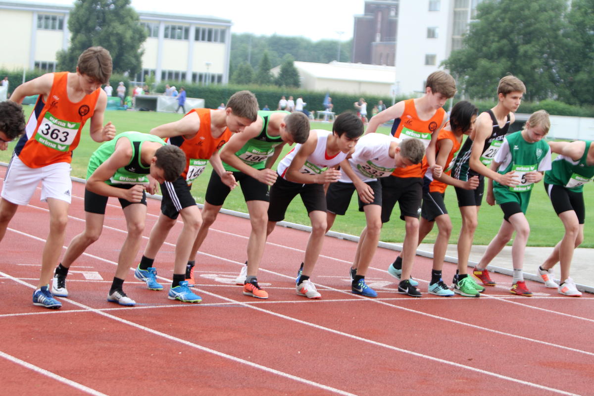 Start zum 2000 m Lauf der U16