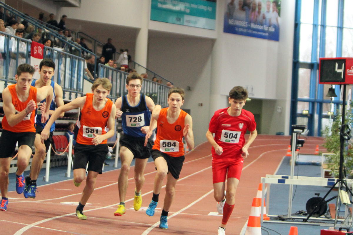 Start 800 m