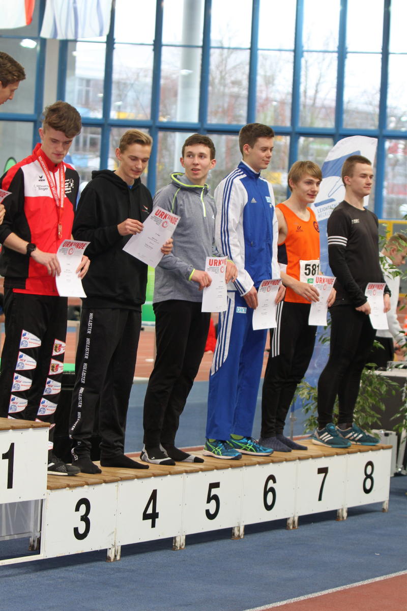 Siegerehrung 800 Meter