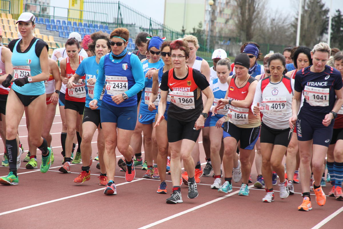Start 10 km Straßengehen