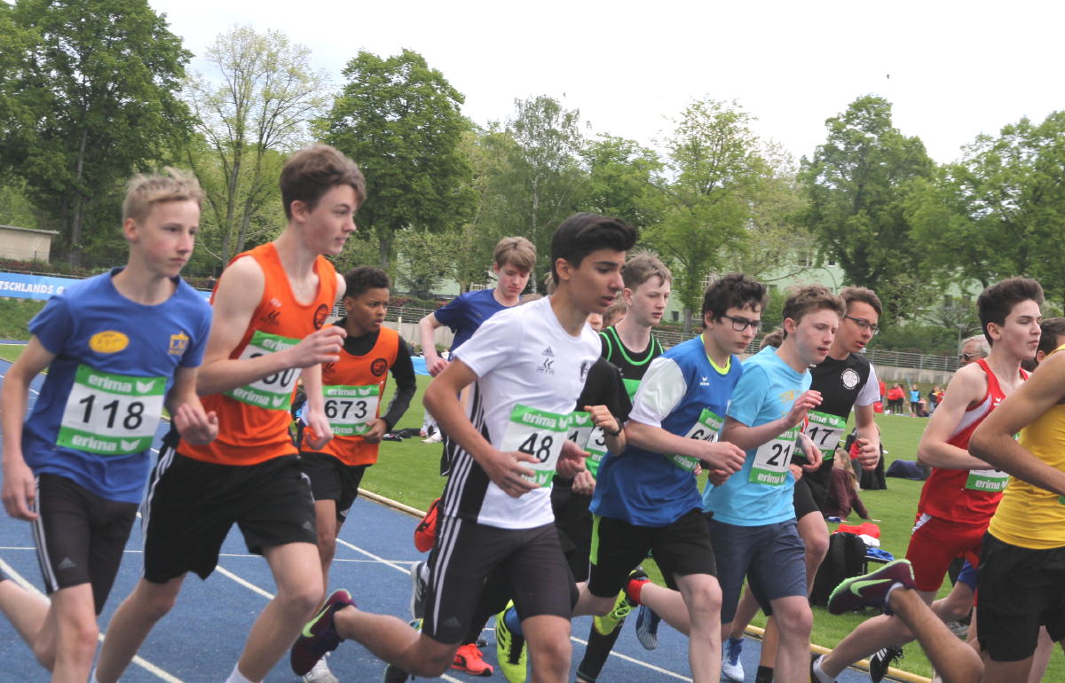 Start zum 3.000 m Ziegele und Faniran