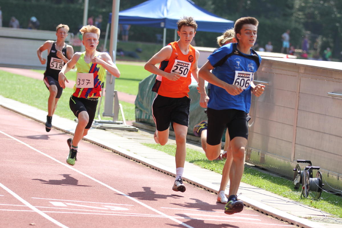 600 m im 800 m Lauf