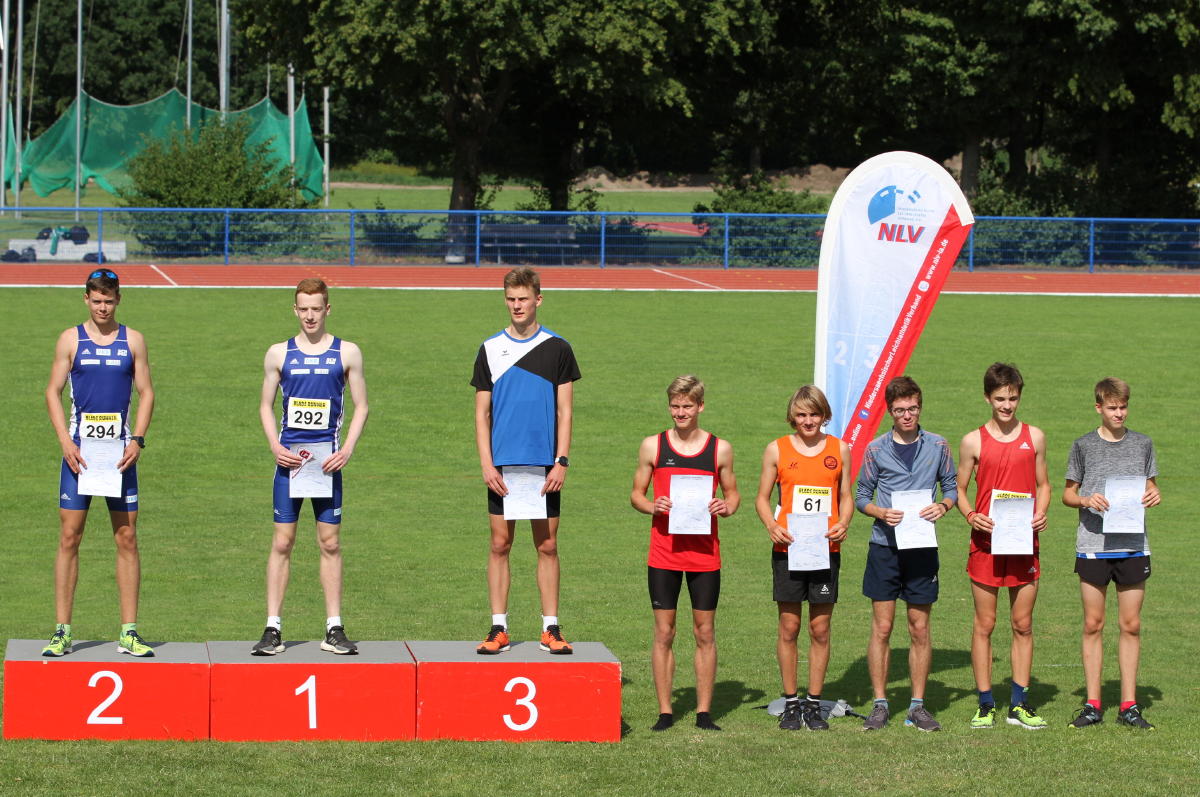 Siegerehrung 800 m